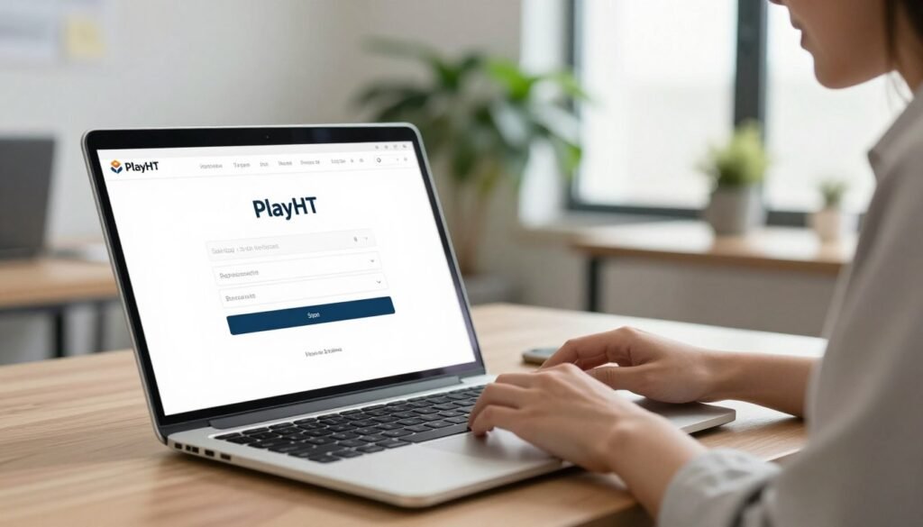 How to Sign Up for PlayHT How to Sign Up for PlayHT