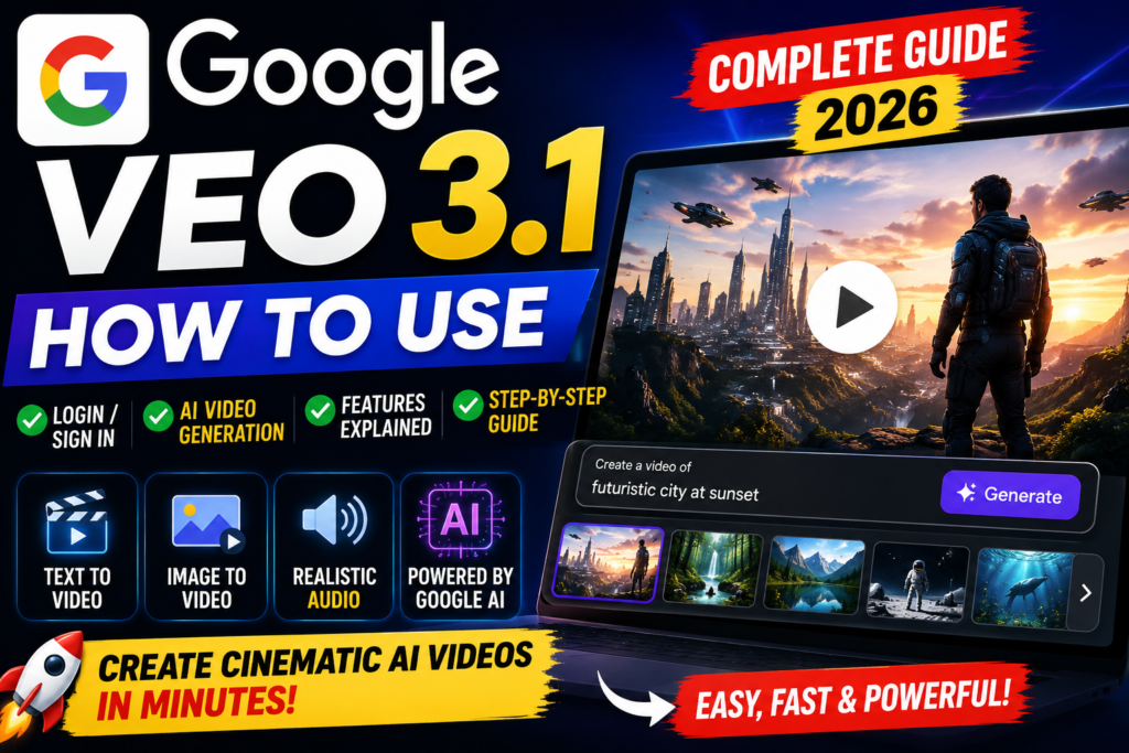 Google Veo 3.1: How to Use, Login & Create AI Videos