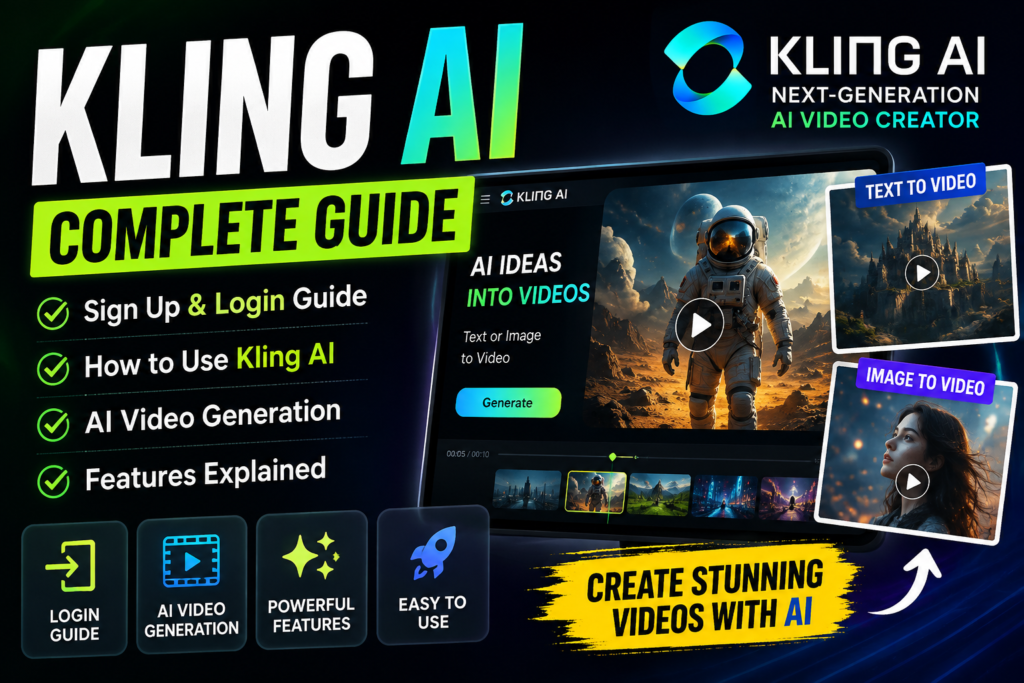 Kling AI: How to Use, Login Guide, Features & AI Video Generation