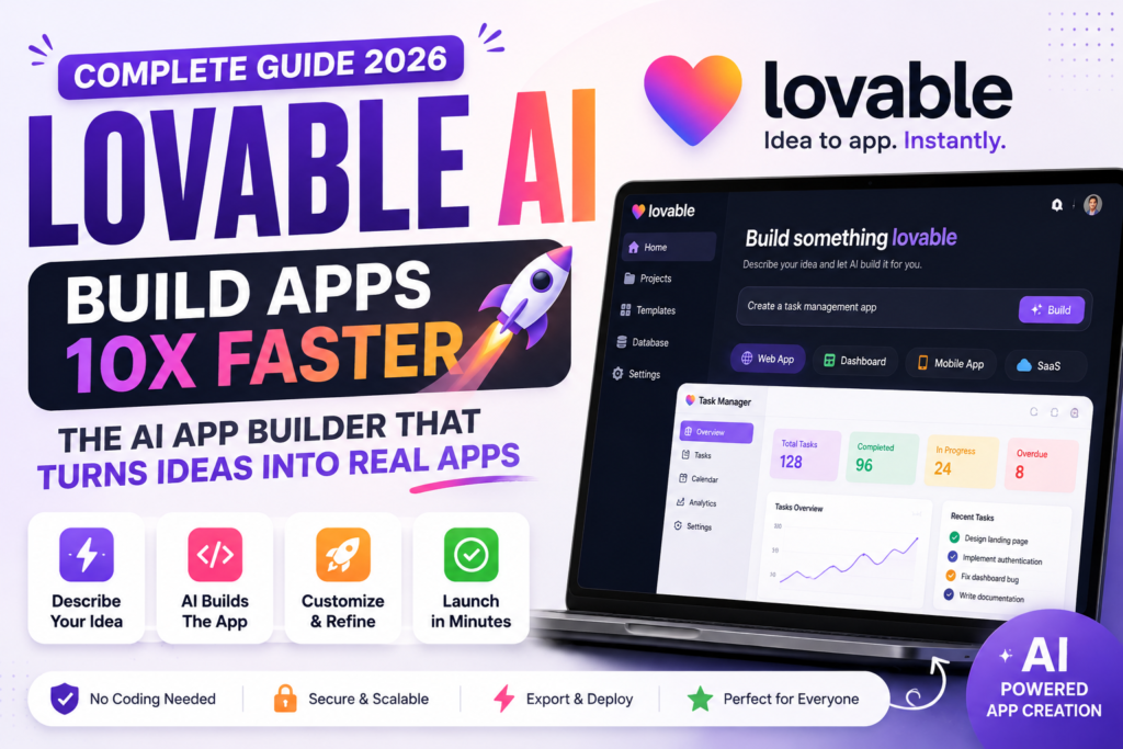 Lovable AI: How to Build Apps, Features & Pricing 2026