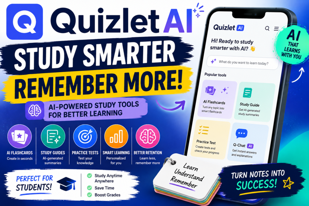Quizlet AI Review 2026: Features, Pricing, Pros, Cons & How to Use It