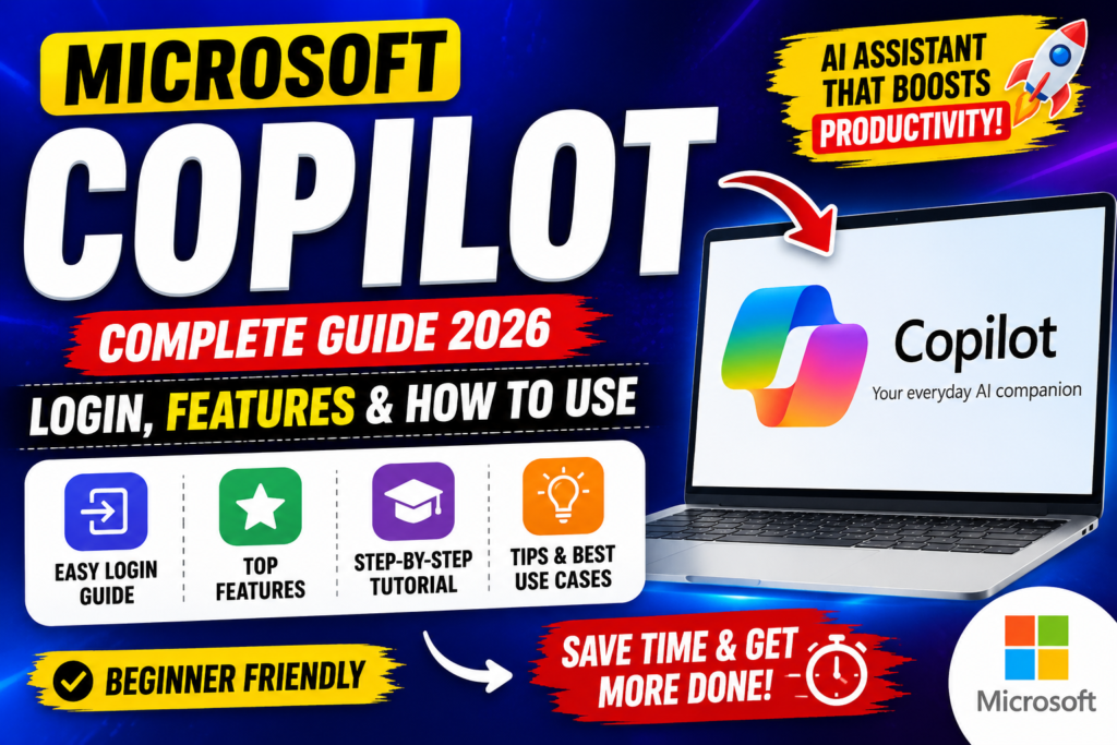 Microsoft Copilot Login & How to Use: Complete Beginner’s Guide (2026)