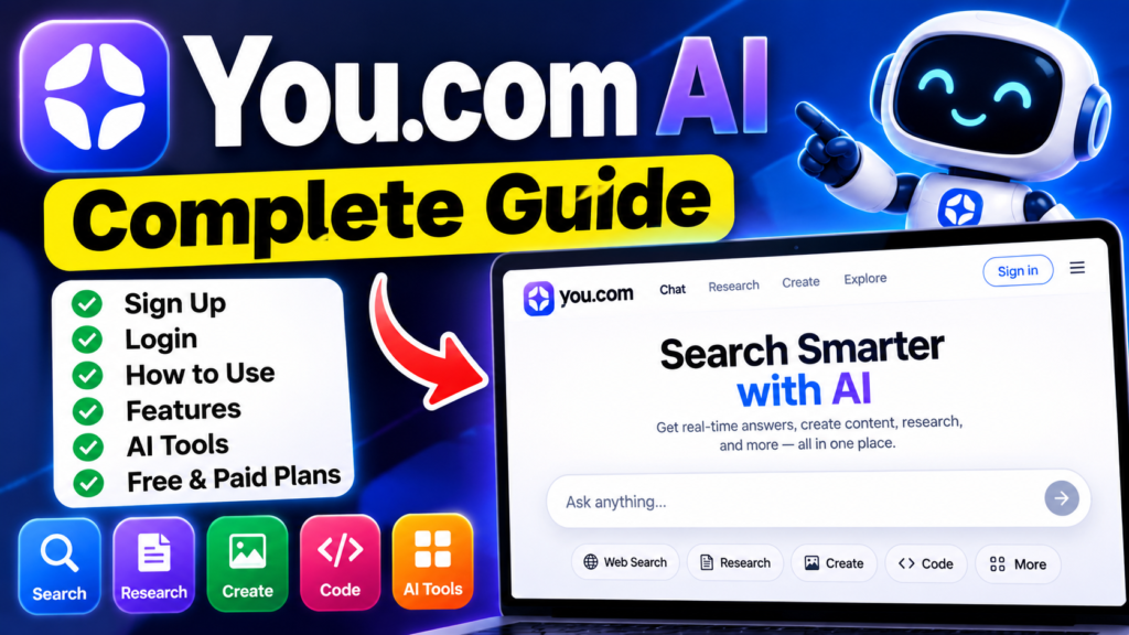 You.com AI: How to Use It, Sign Up & Key Features