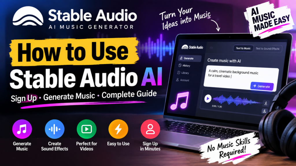 Stable Audio AI: How to Use It, Sign Up & Generate Music – Complete Guide