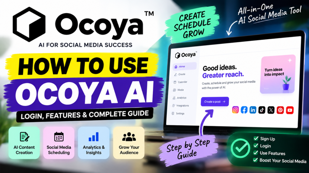 Ocoya AI: How to Use, Login & Features Guide