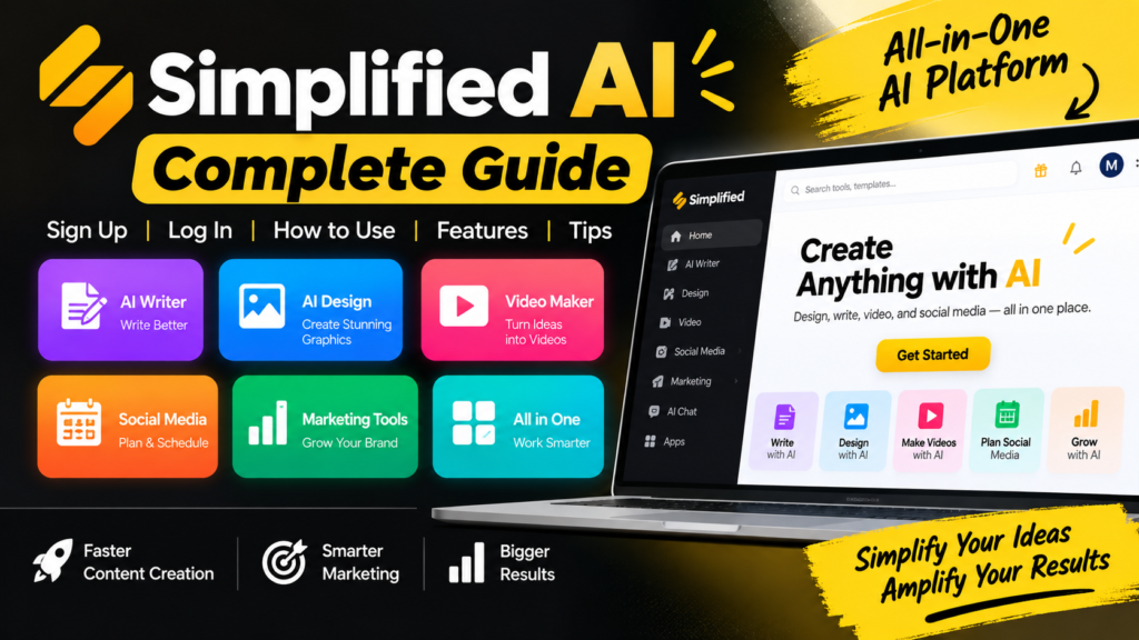 Simplified AI: How to Use It, Features & Beginner’s Guide